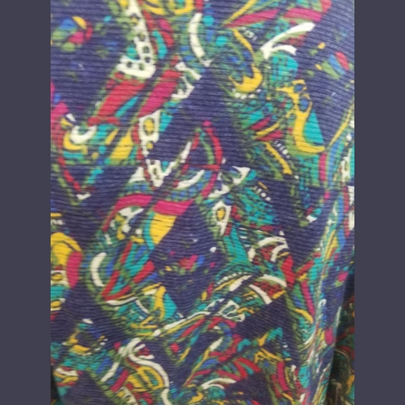 Lularoe Madison Pleated Skater Skirt Sz 2XL - Picture 5 of 7